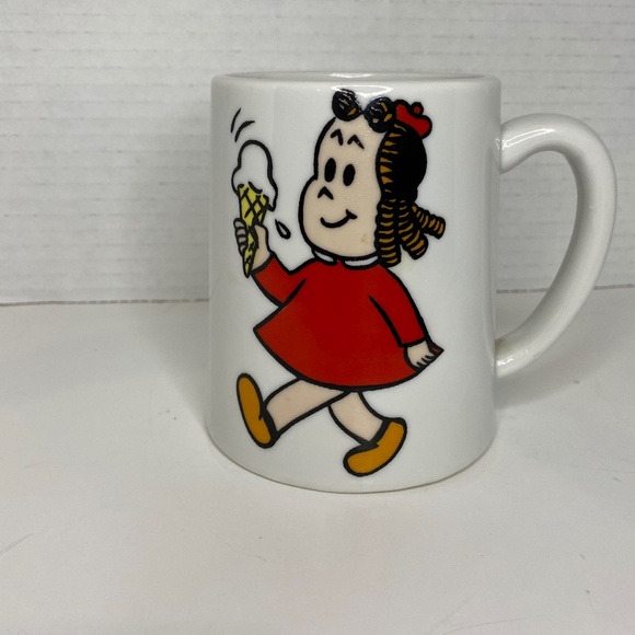 Rare!! Porcelain Little Lulu Musical Coffee Mug Schmid Bros Excellent Condition! - Picture 3 of 9
